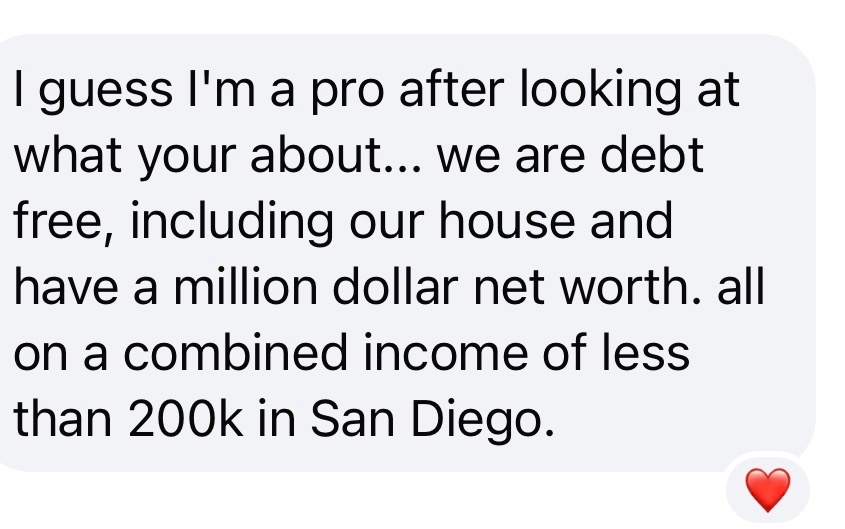 Testimonial - Debt free with million dollar net worth